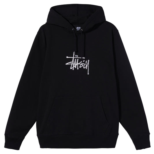 Stüssy Basic Stüssy Embroidered Hoodie - Black