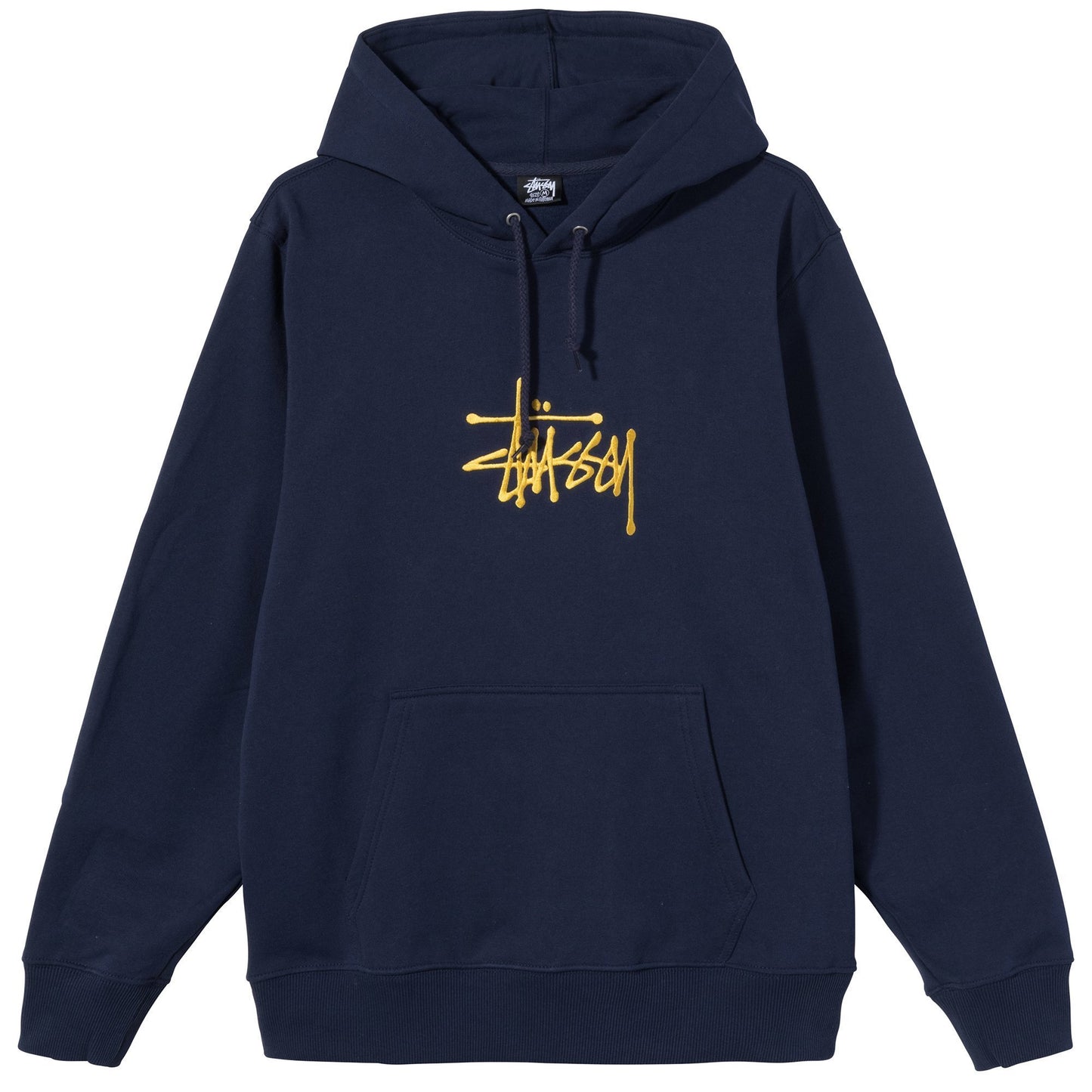 Stüssy Basic Stüssy Embroidered Hoodie - Black