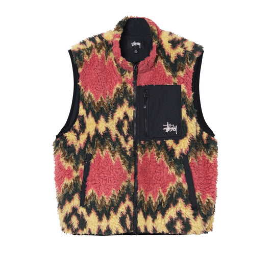 Stüssy Fillmore Sherpa Vest - Mustard