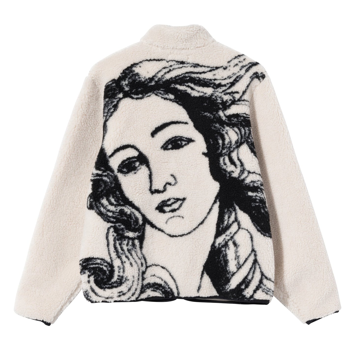 Stüssy Venus Jacquard Sherpa Jacket - Natural