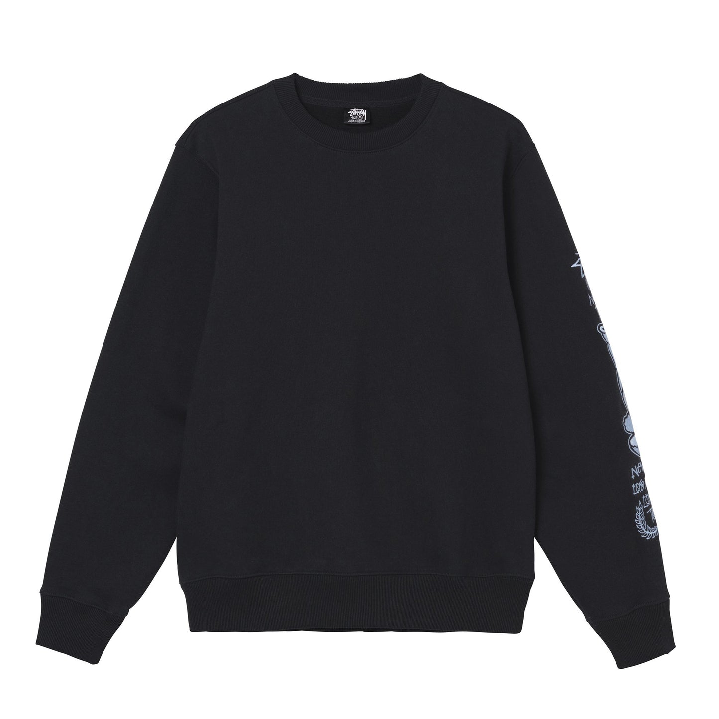 Stüssy Venus Embroidered Sweatshirt - Black