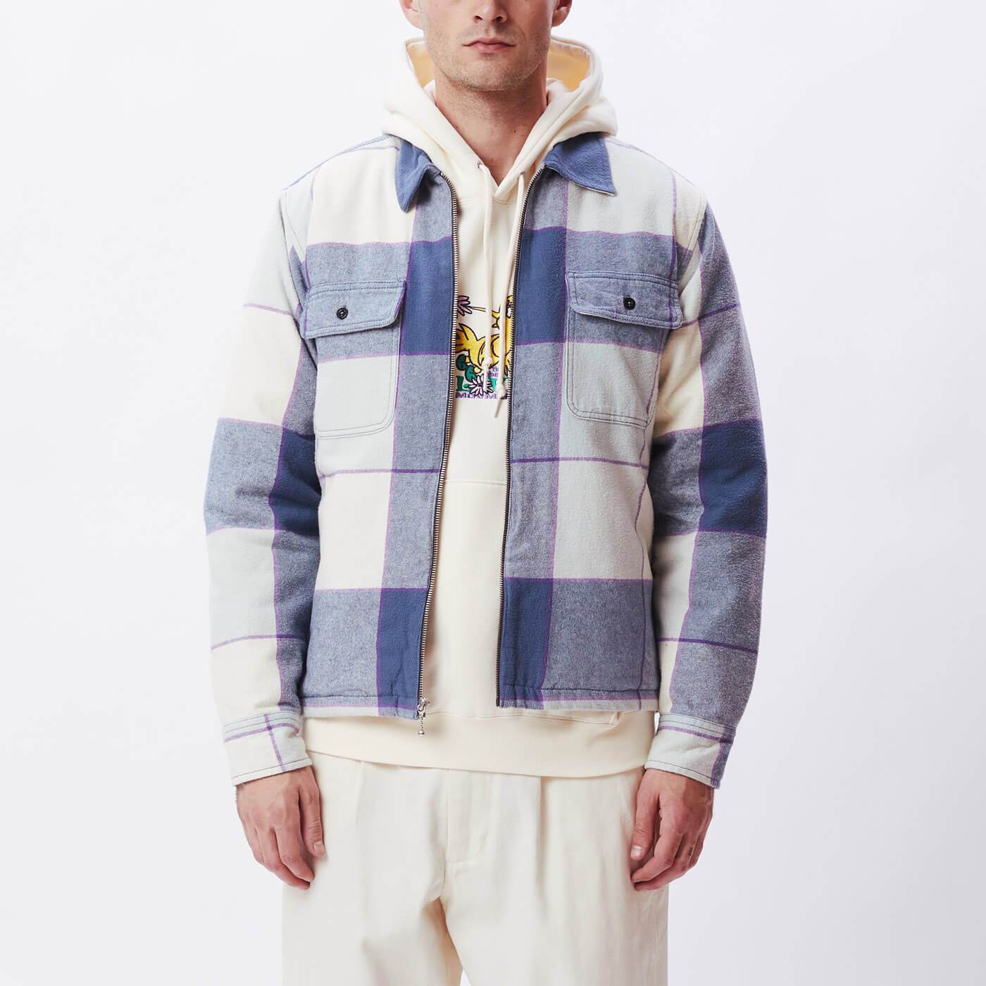 OBEY Victoria Shirt Jacket - Purple Multi