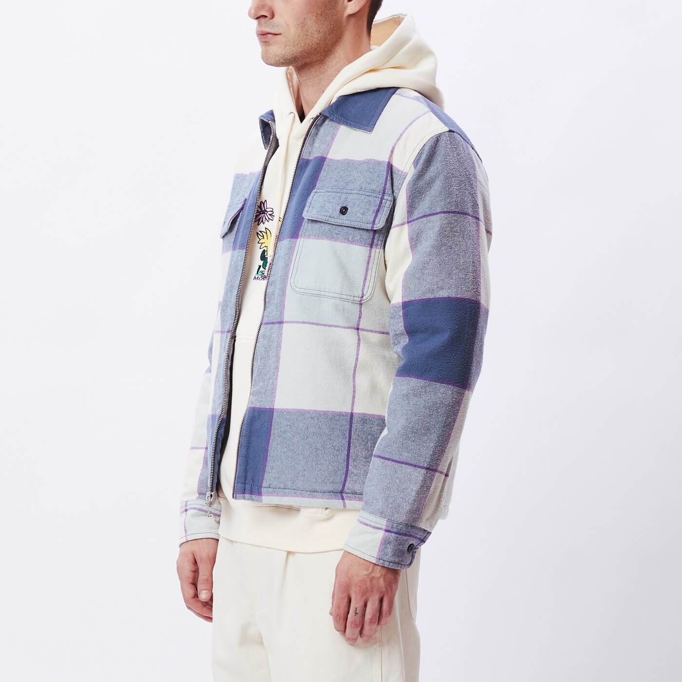 OBEY Victoria Shirt Jacket - Purple Multi