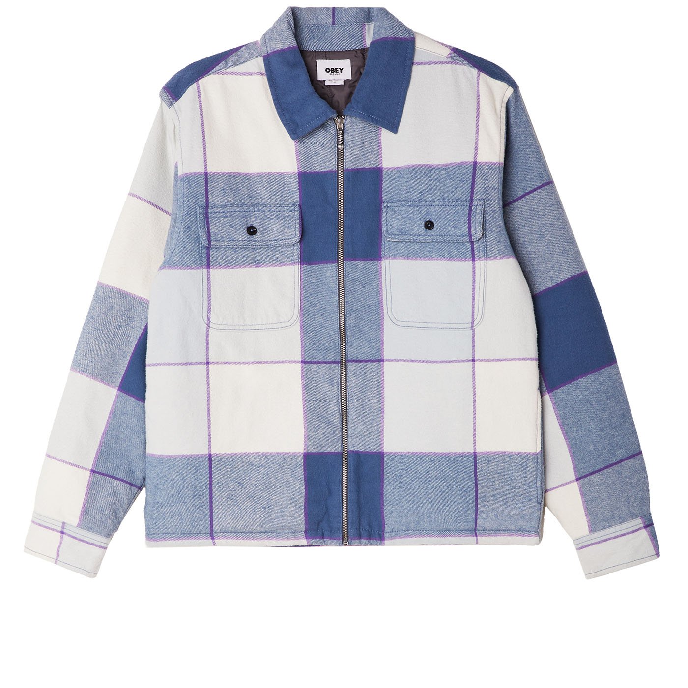 OBEY Victoria Shirt Jacket - Blue Multi