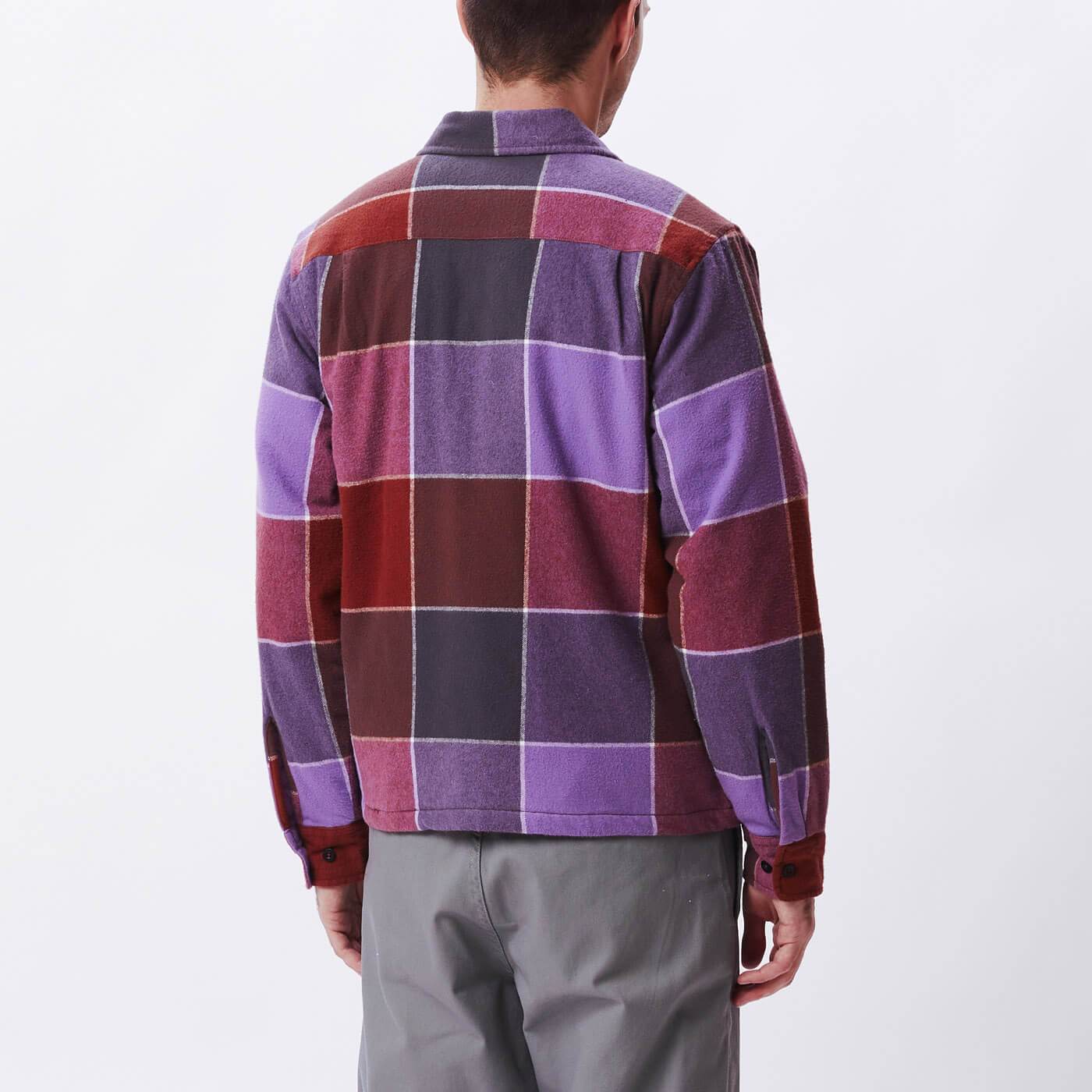 OBEY Victoria Shirt Jacket - Purple Multi