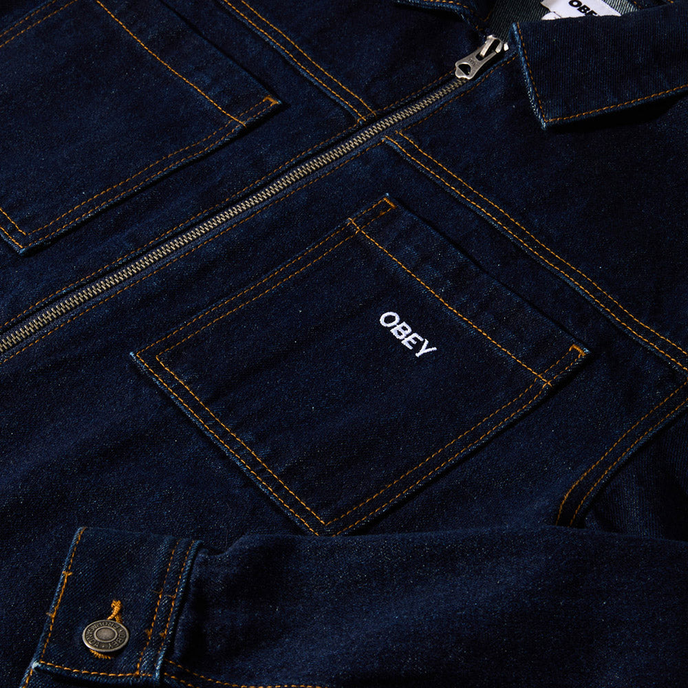 OBEY Icon Hardwork Zip Up Jacket