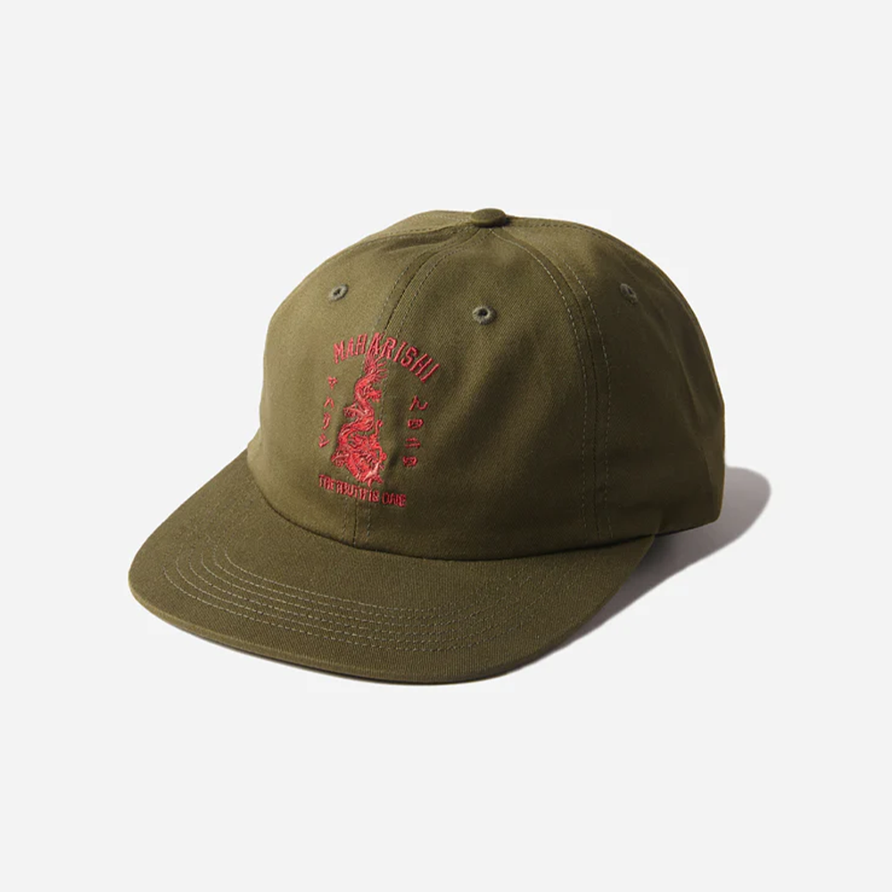 Maharishi Dragon Anniversary Cap - Olive