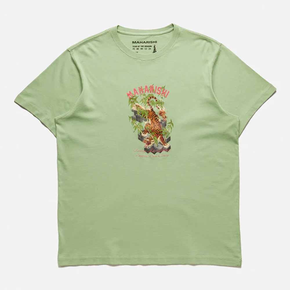 Maharishi Take Tora T-Shirt - Bamboo Green