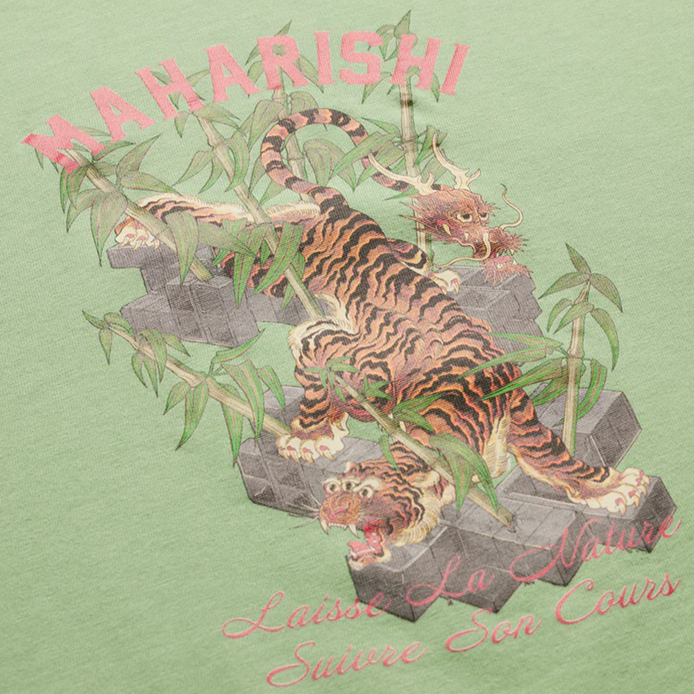 Maharishi Take Tora T-Shirt - Bamboo Green