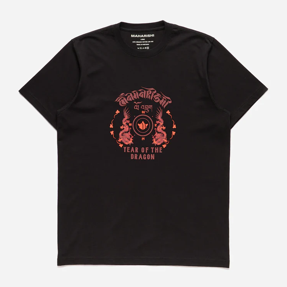 Maharishi Dragon Anniversary T-Shirt - Black