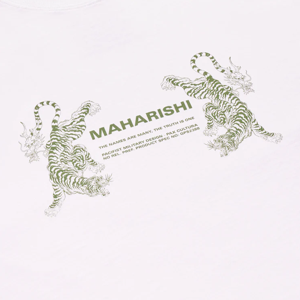Maharishi Double Tigers T-Shirt - White