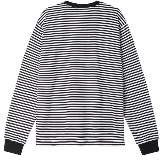 OBEY Established Works Eyes Stripe LS T-Shirt