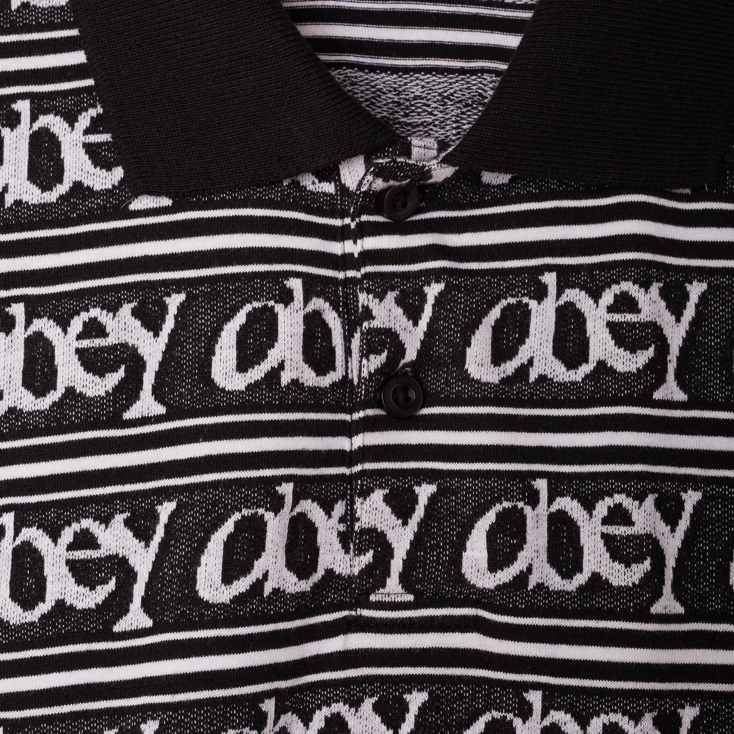 OBEY Werner Jacquard LS Polo - Copper Coin