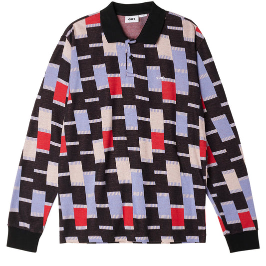 OBEY Carft Jacquard LS Polo
