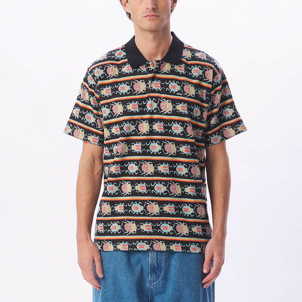 OBEY Bugs Jacquard Polo