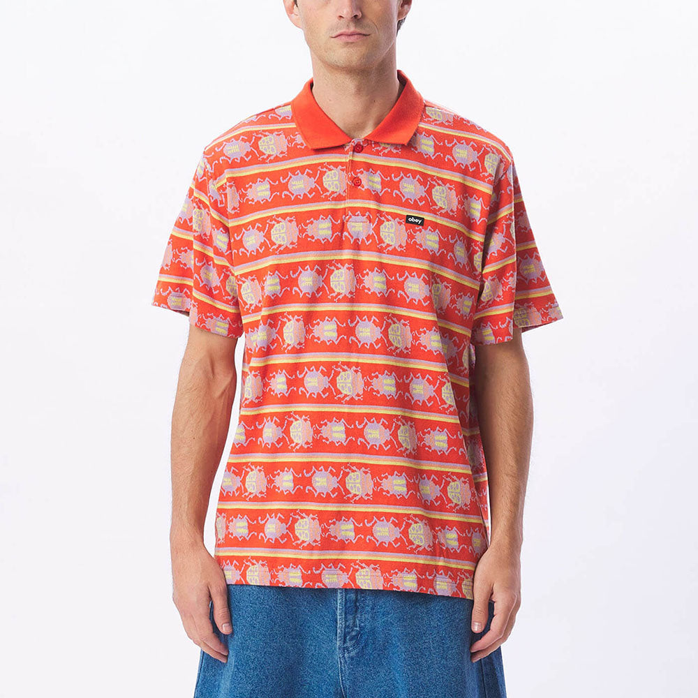 OBEY Bugs Jacquard Polo