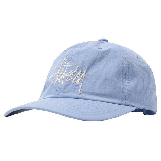 Stüssy Bio Washed Big Logo Low Pro Cap - Blue