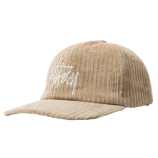 Stüssy Corduroy Big Logo Low Pro Cap - Maple