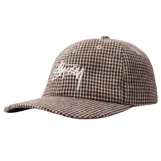 Stüssy Wool Check Big Stock Low Pro - Brown