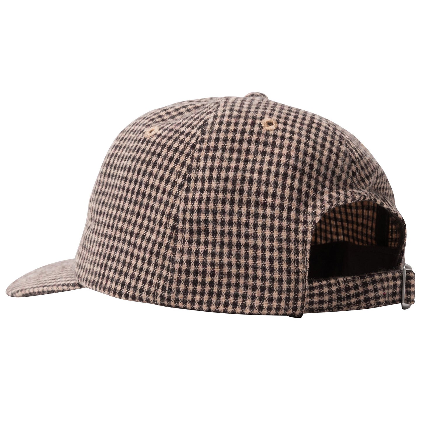 Stüssy Wool Check Big Stock Low Pro - Brown