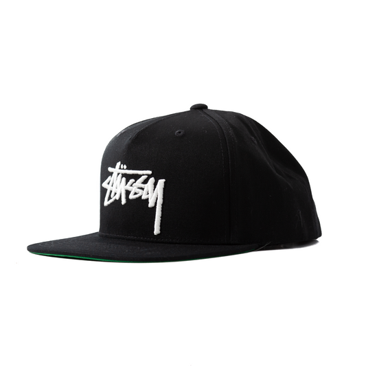 Stüssy Big Stock Point Crown Cap - Black