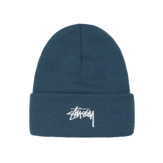Stüssy Stock Cuff Beanie - Teal