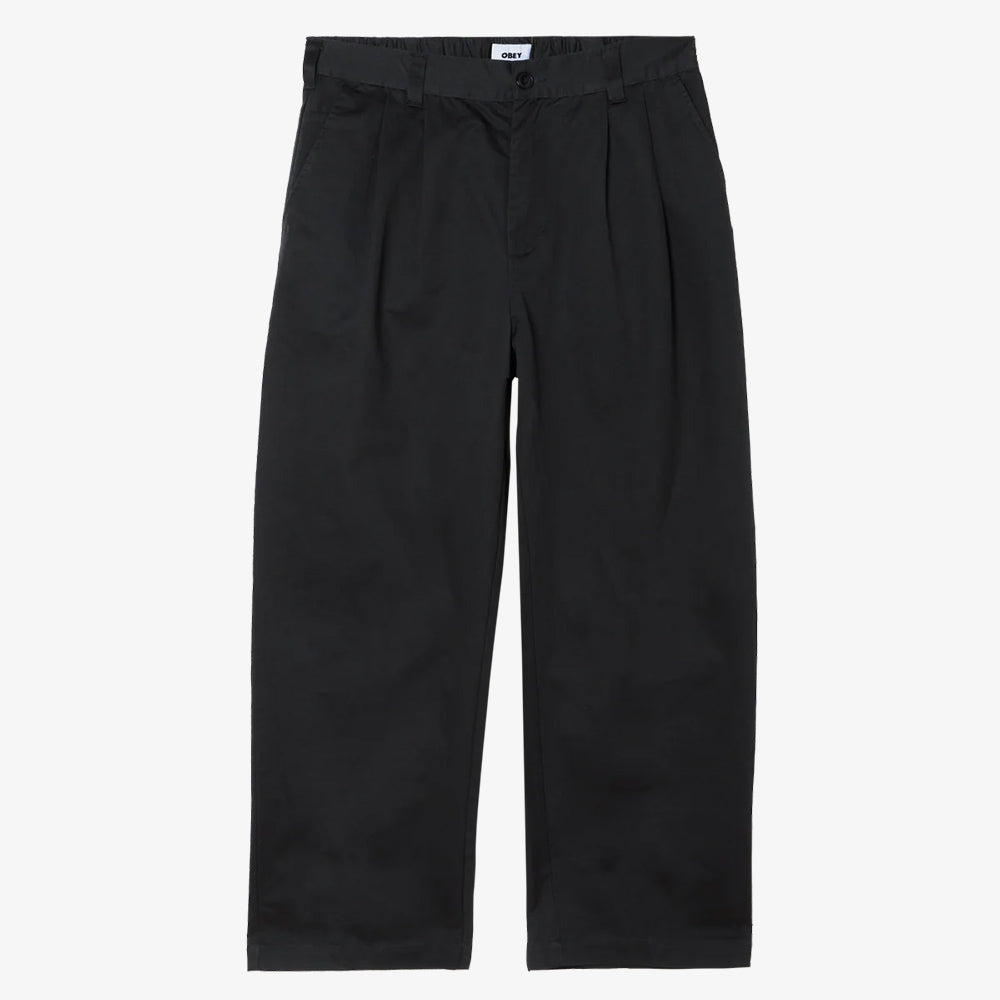 OBEY Foster Pleated Pant - Black