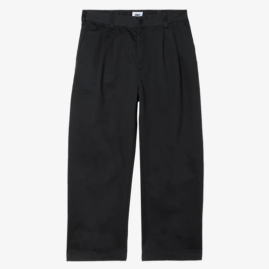 OBEY Foster Pleated Pant - Black