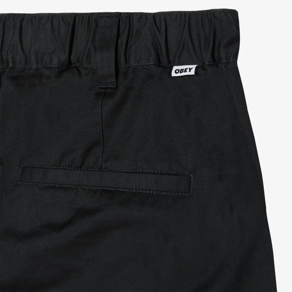 OBEY Foster Pleated Pant - Black