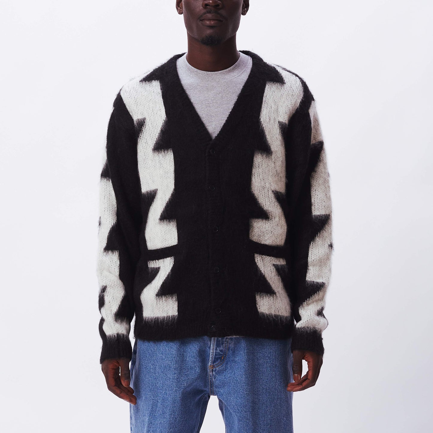 OBEY Dexter Cardigan - Orchid Multi