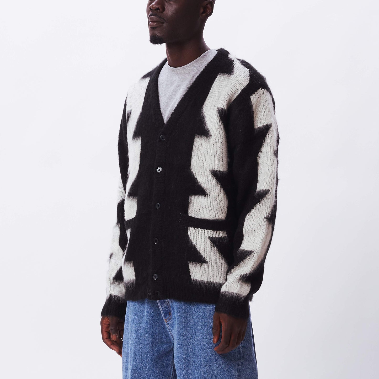 OBEY Dexter Cardigan - Orchid Multi