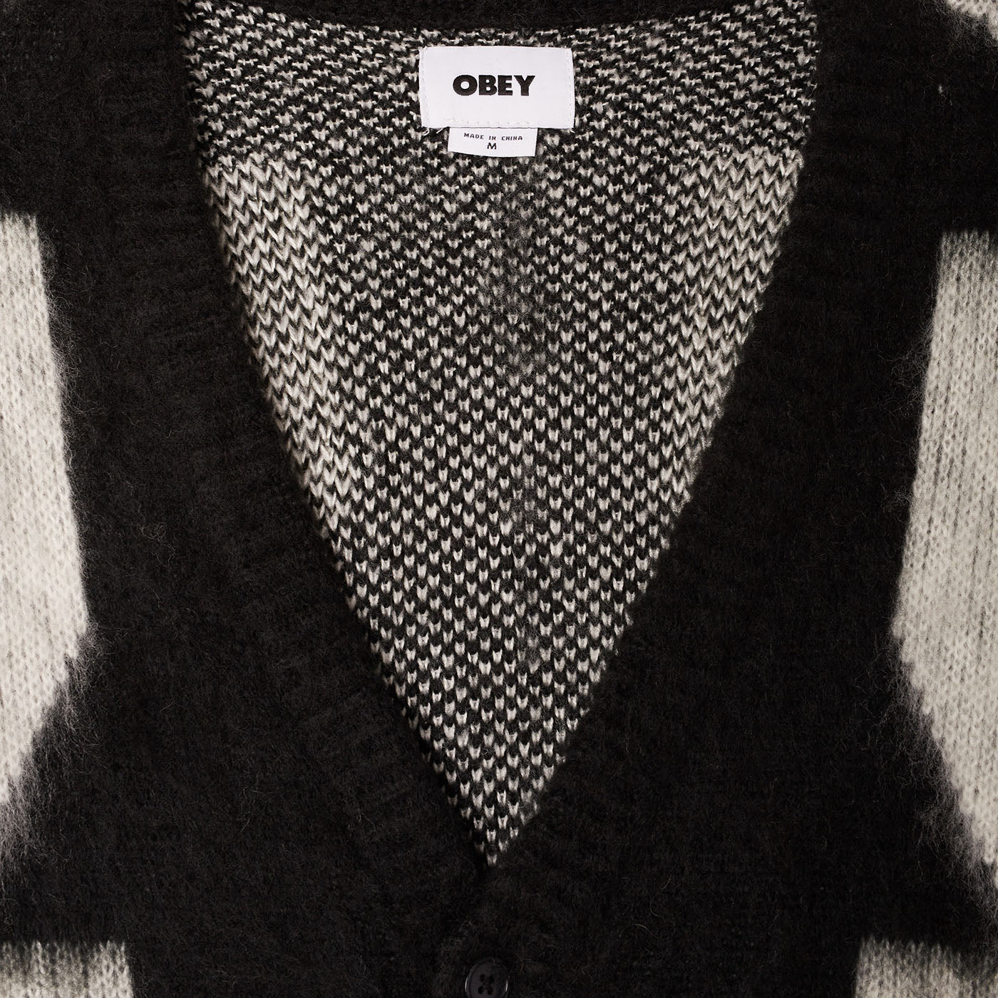 OBEY Dexter Cardigan - Orchid Multi