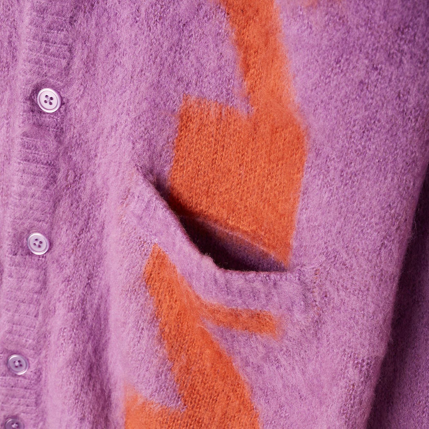 OBEY Dexter Cardigan - Orchid Multi