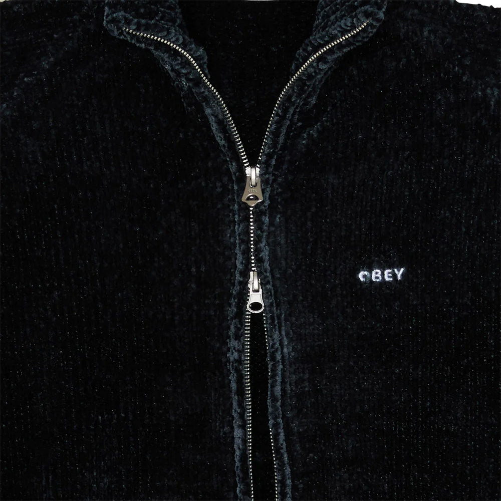 Obey Varen Zip Up Sweater - Navy Multi