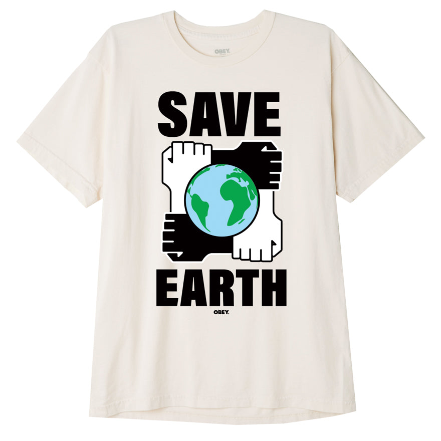 OBEY Save Earth T-Shirt - Sago