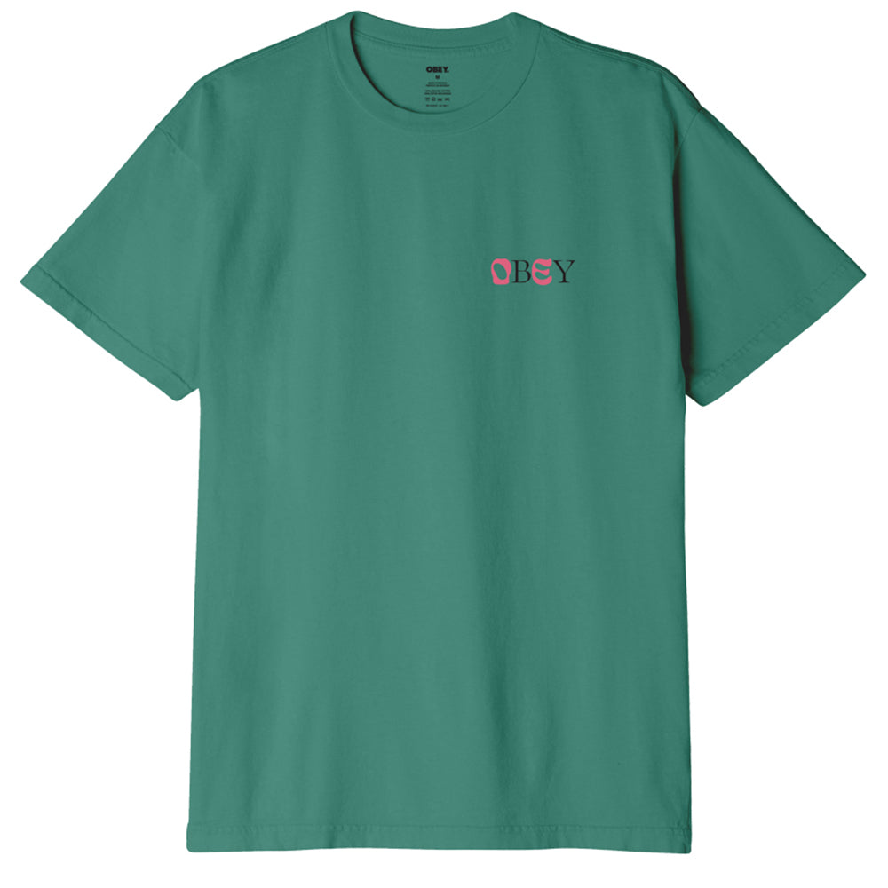 OBEY Either Or T-Shirt - Palm Leaf