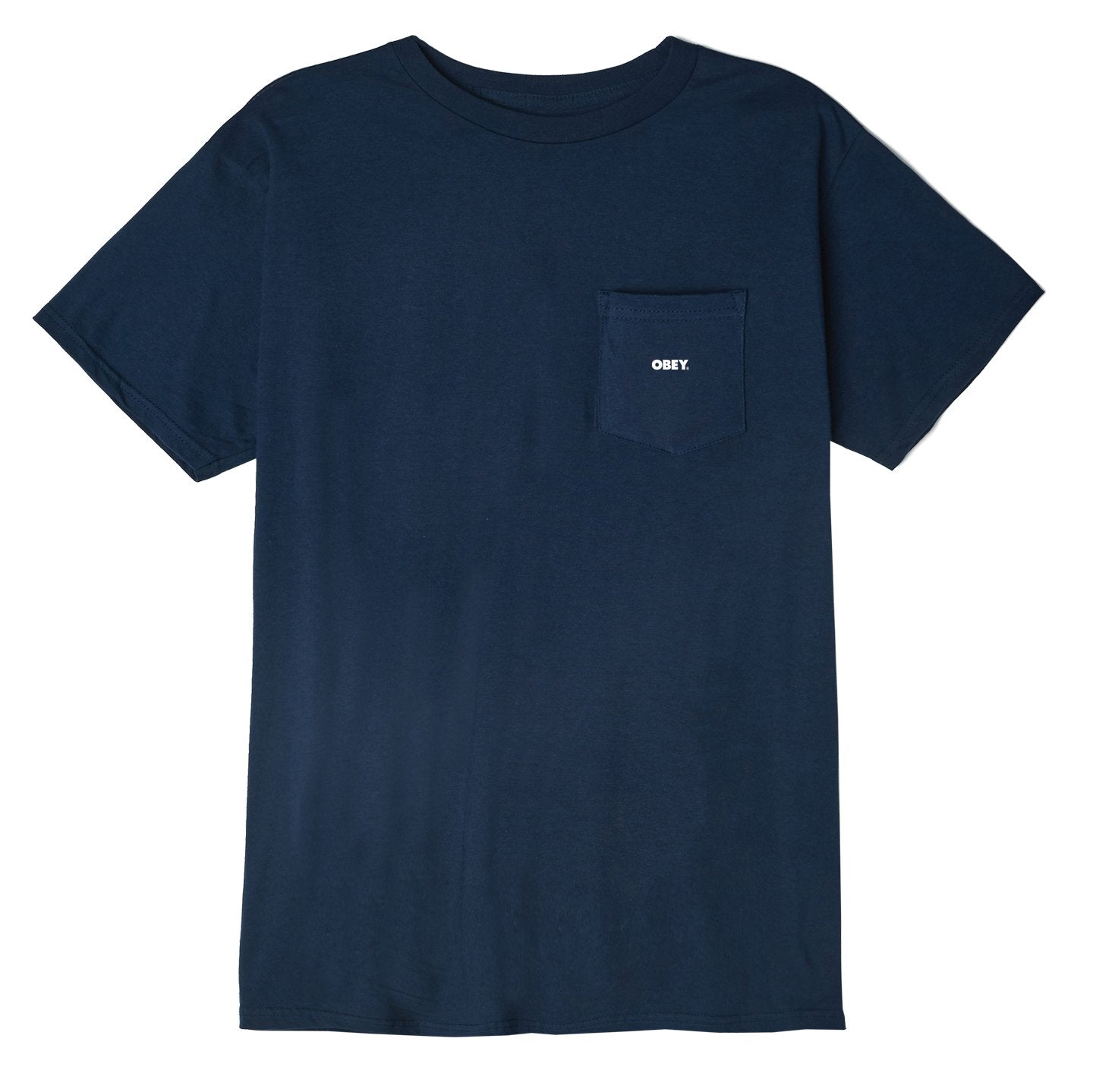 OBEY Bold Basic Pocket T-Shirt - Navy