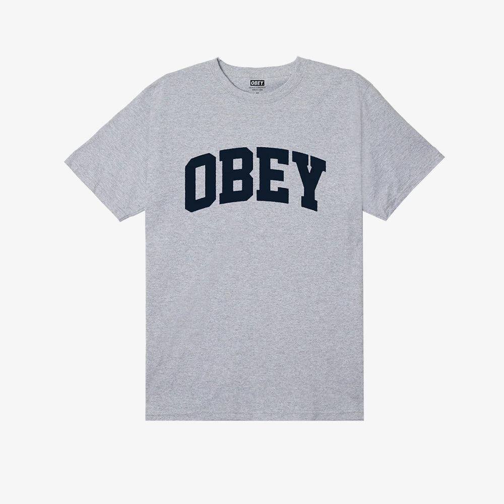 OBEY Obey Collegiate Tee - Heather Grey