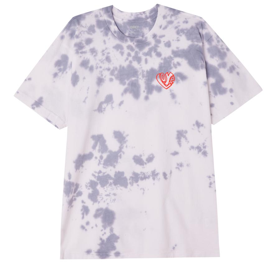 OBEY Free Your Feelings T-Shirt - Good Grey