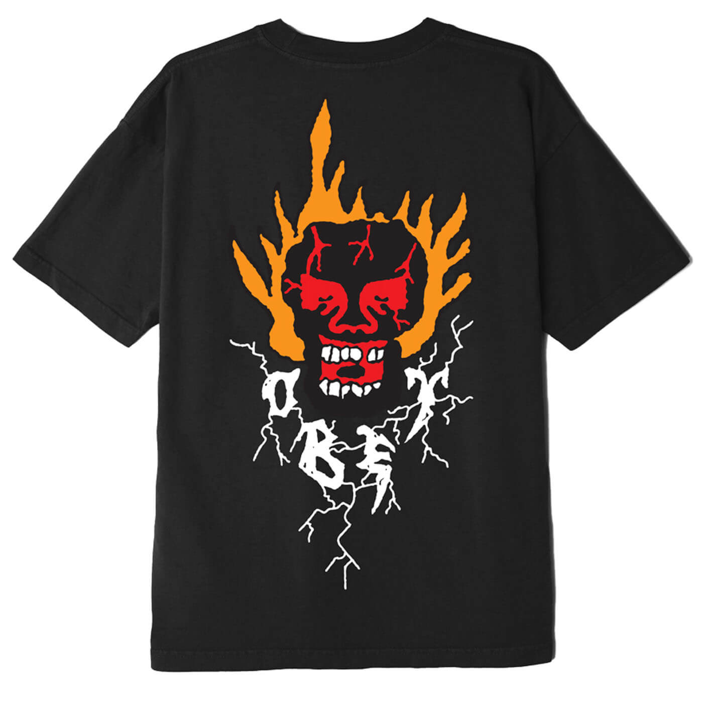 OBEY Skeletons T-Shirt - Pigment Faded Black