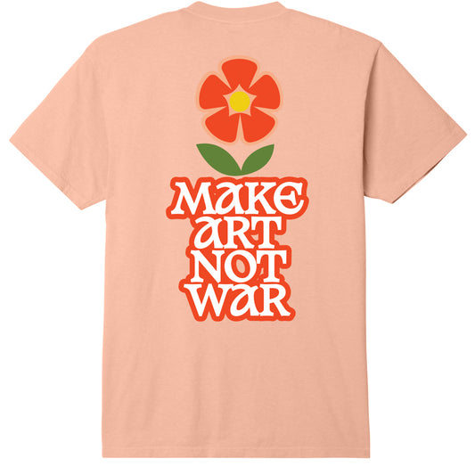 OBEY Make Art Not War Flower Tee