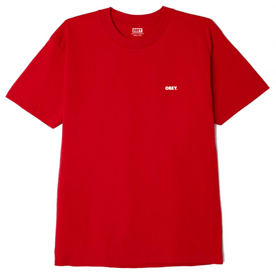 OBEY Bold Basic T-Shirt - Red