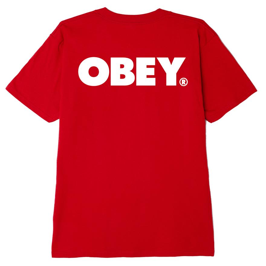 OBEY Bold Basic T-Shirt - Red