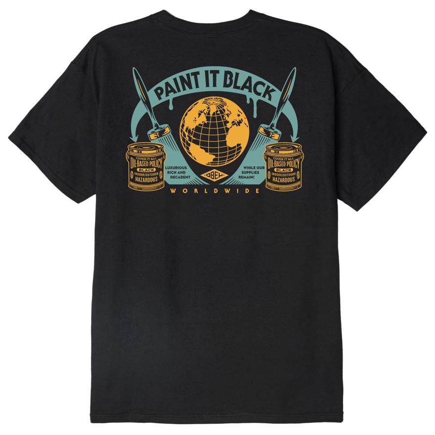 OBEY Paint It Black T-Shirt - Black