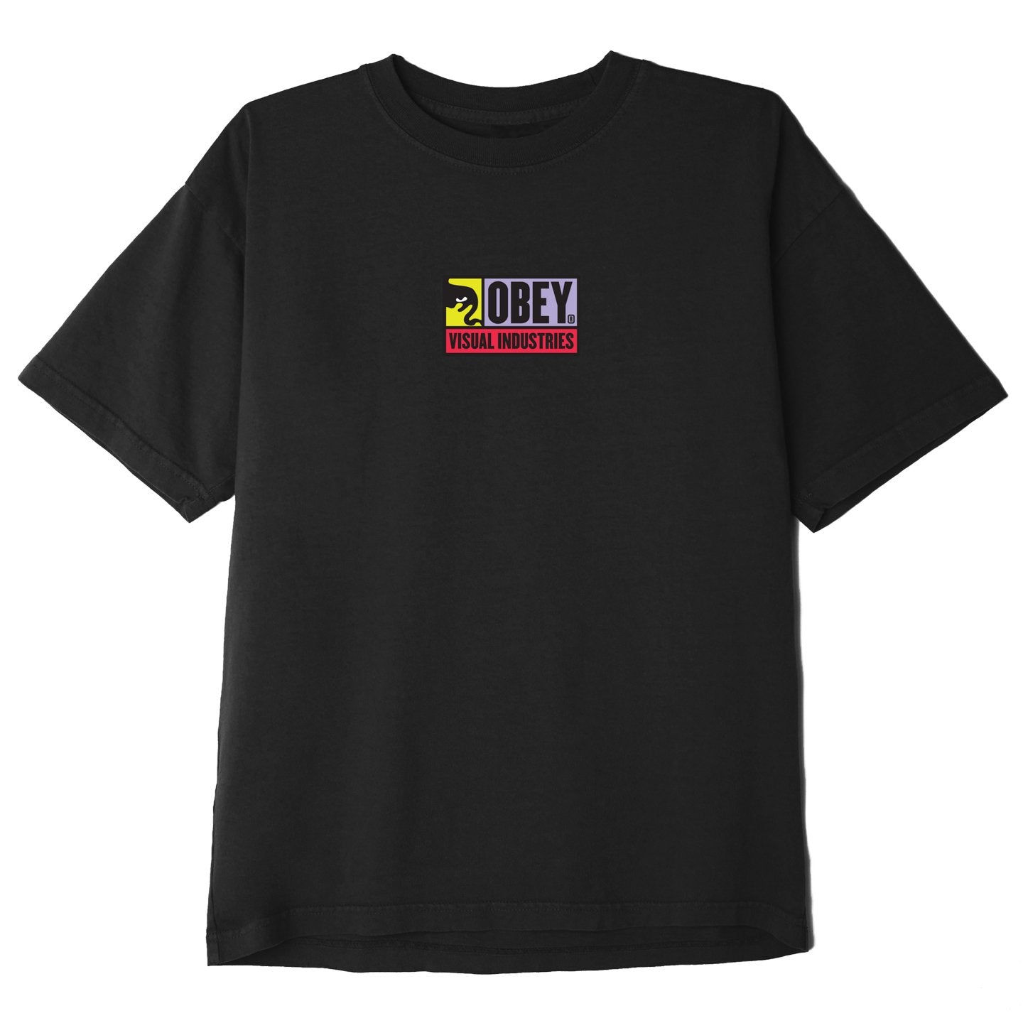 OBEY Visual Industries T-Shirt - Black