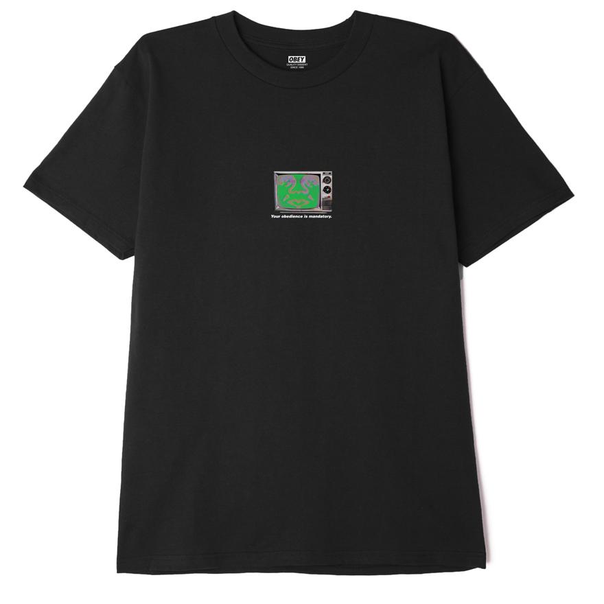 OBEY Television Disobedience - Black