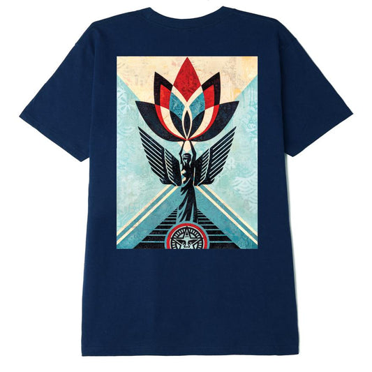 OBEY Lotus Angel Canvas T-Shirt