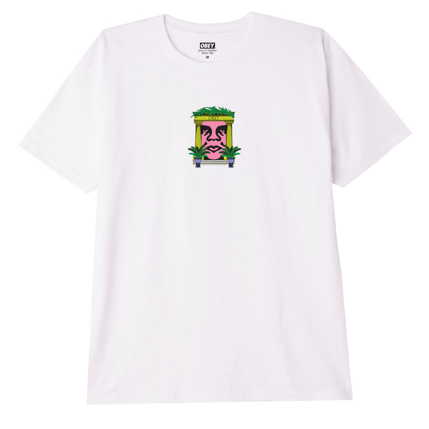OBEY Roman Icon T-Shirt - White