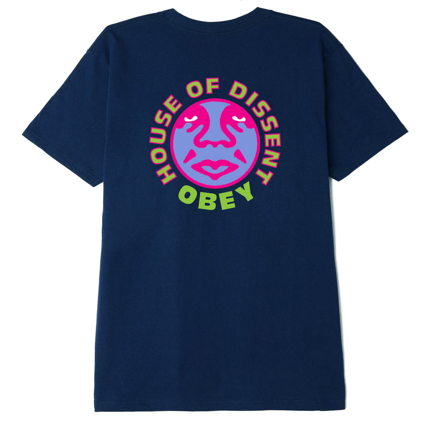 OBEY House Of Dissent T-Shirt - Navy