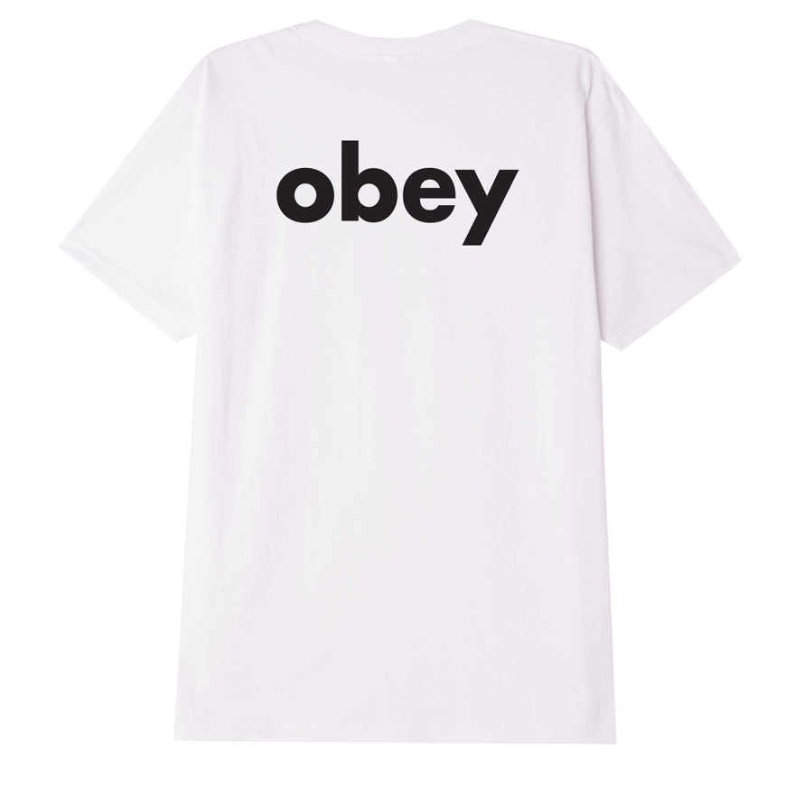 OBEY Lower Case T-Shirt - White